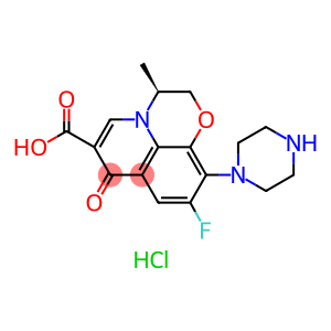 (S)-9-fluoro-3-methyl-7-oxo-10-(piperazin-1-yl)-2,3-dihydro-7H-[1,4]oxazino[2,3,4-ij]quinoline-6-carboxylic acid hydrochloride