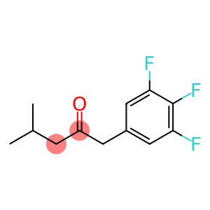 1-(3,4,5-Trifluorophenyl)-4-methylpentan-2-one