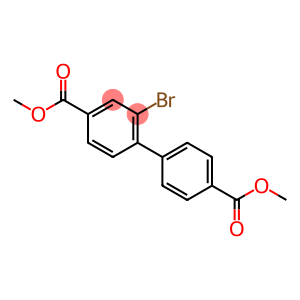 [1,1'-Biphenyl]-4,4'-dicarboxylic acid, 2-bromo-, 4,4'-dimethyl ester