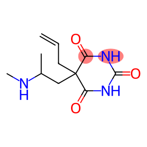 2,4,6(1H,3H,5H)-Pyrimidinetrione, 5-[2-(methylamino)propyl]-5-(2-propen-1-yl)-