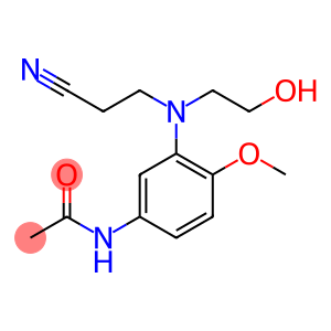 3-(N-氰乙基-N-羟乙基)氨基-4-甲氧基乙酰苯胺