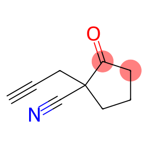 Cyclopentanecarbonitrile, 2-oxo-1-(2-propyn-1-yl)-