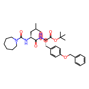 L-Tyrosine, N-[(hexahydro-1H-azepin-1-yl)carbonyl]-L-leucyl-O-(phenylmethyl)-, 1,1-dimethylethyl ester