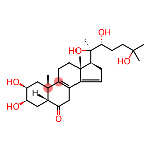 Cholesta-8,14-dien-6-one, 2,3,20,22,25-pentahydroxy-, (2β,3β,5β,22R)-