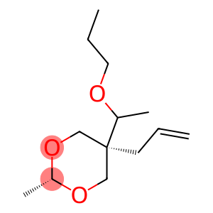 m-Dioxane,5-allyl-2-methyl-5-(1-propoxyethyl)-, cis- (8CI)
