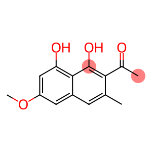 2-Acetyl-3-methyl-6-methoxynaphthalene-1,8-diol