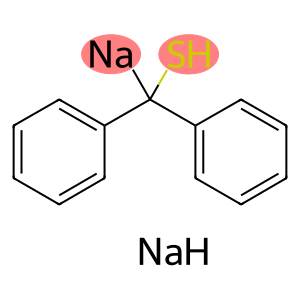 Sodium, (mercaptodiphenylmethyl)-, sodium salt (8CI,9CI)