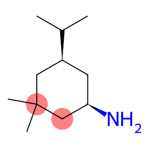 Cyclohexanamine, 3,3-dimethyl-5-(1-methylethyl)-, (1R,5R)-rel- (9CI)