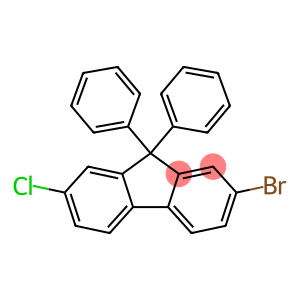 9H-Fluorene, 2-bromo-7-chloro-9,9-diphenyl-