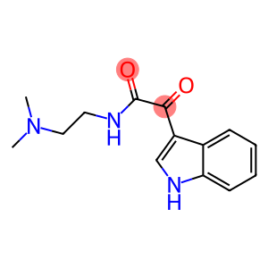 1H-Indole-3-acetamide, N-[2-(dimethylamino)ethyl]-α-oxo-