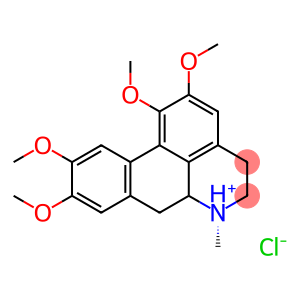 (S)-5,6,6a,7-tetrahydro-1,2,9,10-tetramethoxy-6-methyl-4H-dibenzo[de,g]quinolinium chloride