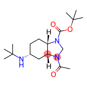 1H-Benzimidazole-1-carboxylic acid, 3-acetyl-5-[(1,1-dimethylethyl)amino]octahydro-, 1,1-dimethylethyl ester, (3aR,5R,7aS)-