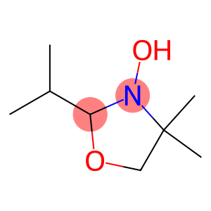 Oxazolidine, 3-hydroxy-4,4-dimethyl-2-(1-methylethyl)- (9CI)