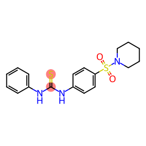 N-phenyl-N'-[4-(1-piperidinylsulfonyl)phenyl]thiourea