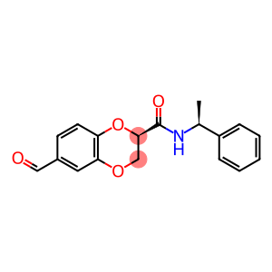 (2R)-6-甲酰基-2,3-二氢-N-[(1S)-1-苯基乙基]-1,4-苯并二恶英-2-甲酰胺