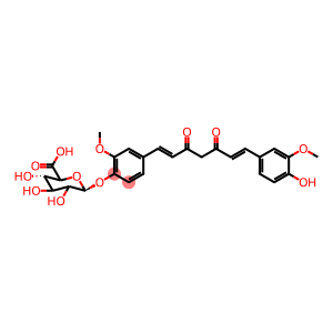 β-D-Glucopyranosiduronic acid, 4-[(1E,6E)-7-(4-hydroxy-3-methoxyphenyl)-3,5-dioxo-1,6-heptadien-1-yl]-2-methoxyphenyl