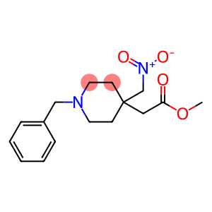4-Piperidineacetic acid, 4-(nitromethyl)-1-(phenylmethyl)-, methyl ester