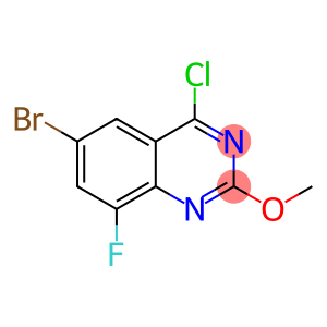 Quinazoline, 6-bromo-4-chloro-8-fluoro-2-methoxy-