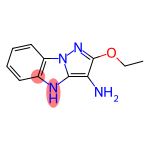 4H-Pyrazolo[1,5-a]benzimidazol-3-amine,2-ethoxy-(9CI)