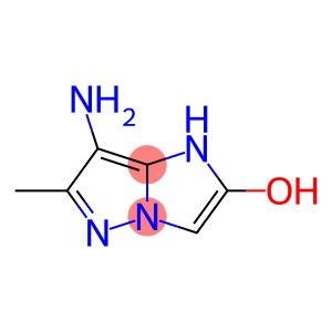 1H-Imidazo[1,2-b]pyrazol-2-ol,  7-amino-6-methyl-