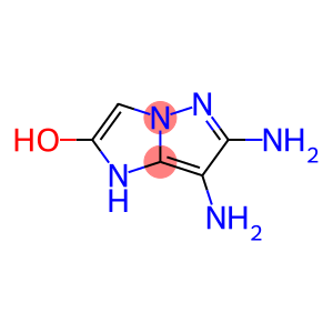 1H-Imidazo[1,2-b]pyrazol-2-ol,  6,7-diamino-