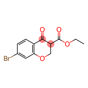 ethyl 7-bromo-4-oxochromane-3-carboxylate