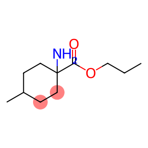 Cyclohexanecarboxylic acid, 1-amino-4-methyl-, propyl ester (9CI)