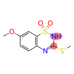 7-甲氧基-3-(甲硫基)-2H-苯并[E][1,2,4]噻二嗪1,1-二氧化物