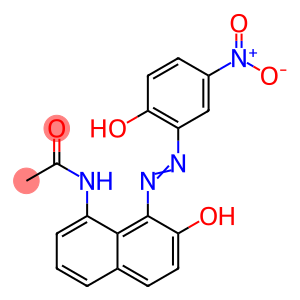 N-[7-hydroxy-8-[(2-hydroxy-5-nitrophenyl)azo]-1-naphthyl]acetamide