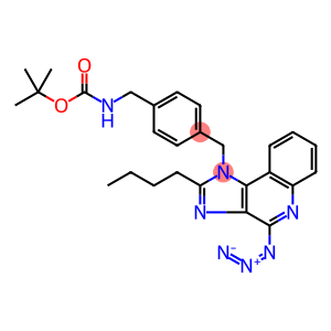 Carbamic acid, N-[[4-[(4-azido-2-butyl-1H-imidazo[4,5-c]quinolin-1-yl)methyl]phenyl]methyl]-, 1,1-dimethylethyl ester