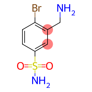 3-(aminomethyl)-4-bromobenzenesulfonamide