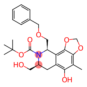 tert-butyl(7S,9R)-9-((benzyloxy)methyl)-5-hydroxy-7-(hydroxymethyl)-4-methyl-6,9-dihydro-[1,3]dioxolo[4,5-h]isoquinoline-8(7H)-carboxylate