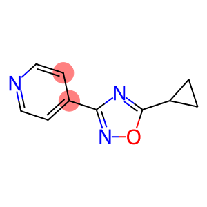 4-(5-Cyclopropyl-1,2,4-oxadiazol-3-yl)pyridine, 97%