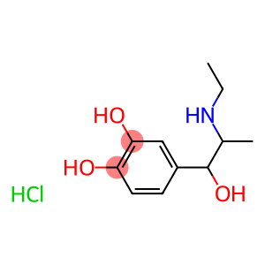 4-[2-(ethylamino)-1-hydroxypropyl]pyrocatechol hydrochloride