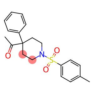 4-acetyl-4-phenyl-1-(p-tolylsulphonyl)piperidine