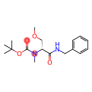 Carbamic acid, N-[(1R)-1-(methoxymethyl)-2-oxo-2-[(phenylmethyl)amino]ethyl]-N-methyl-, 1,1-dimethylethyl ester