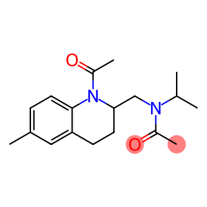 N-[(1-acetyl-1,2,3,4-tetrahydro-6-methyl-2-quinolyl)methyl]-N-isopropylacetamide