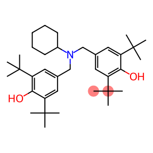 Phenol, 4,4'-[(cyclohexylimino)bis(methylene)]bis[2,6-bis(1,1-dimethylethyl)- (9CI)