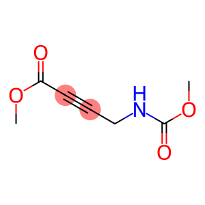 2-Butynoic  acid,  4-[(methoxycarbonyl)amino]-,  methyl  ester