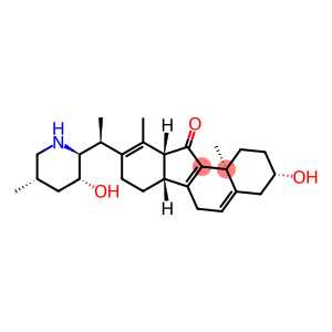 8,9,13,17-Tetradehydro-12α,13-dihydro-3β,23β-dihydroxyveratraman-11-one