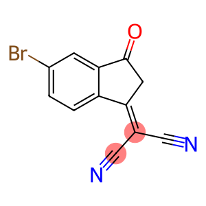 Propanedinitrile, 2-(5-bromo-2,3-dihydro-3-oxo-1H-inden-1-ylidene)-