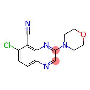 5-Quinoxalinecarbonitrile, 6-chloro-3-(4-morpholinyl)-