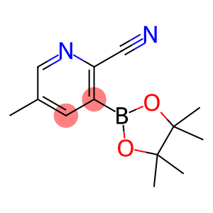 5-Methyl-3-(tetramethyl-1,3,2-dioxaborolan-2-yl)pyridine-2-carbonitrile