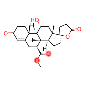 Pregn-4-ene-7,21-dicarboxylic acid, 11,17-dihydroxy-3-oxo-, 21,17-lactone, 7-methyl ester, (7β,11α,17α)-