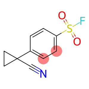 Benzenesulfonyl fluoride, 4-(1-cyanocyclopropyl)-