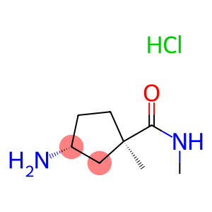 (1R,3R)-3-amino-N,1-dimethylcyclopentane-1-carboxamide hydrochloride