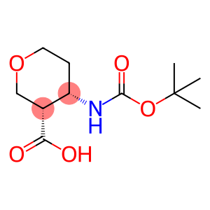 (3S,4S)-4-(tert-butoxycarbonylamino)tetrahydropyran-3-carboxylic acid