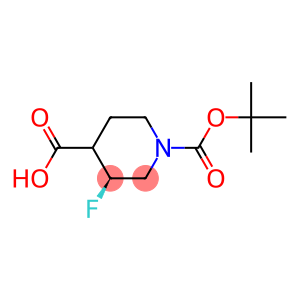 (3S)-1-(tert-butoxycarbonyl)-3-fluoropiperidine-4-carboxylic acid