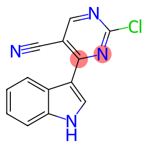 2-氯-4-(1H-吲哚-3-基)嘧啶-5-腈