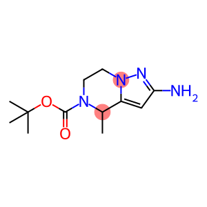 tert-butyl 2-amino-4-methyl-6,7-dihydro-4H-pyrazolo[1,5-a]pyrazine-5-carboxylate